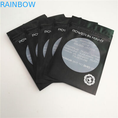 CMYK Gravnre ถุงบรรจุภัณฑ์ซิปพลาสติก SGS VMPET 10C กระเป๋าใส่เครื่องประดับพลาสติก