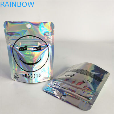 3.5g Cbd บรรจุภัณฑ์ธูปสมุนไพร Matte Glossy 12C VMPET Cbd Zipper Bag