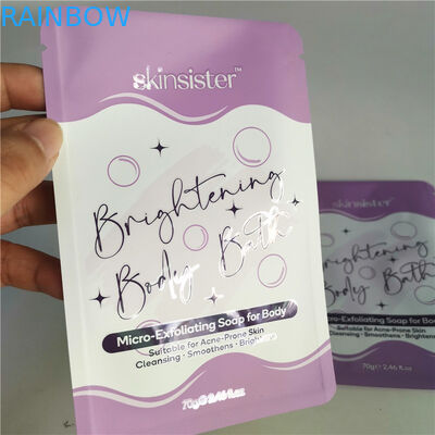 AL 0.7C 12C ถุงขนมลามิเนตผนึก SGS MPET เครื่องสำอางซิปกระเป๋า