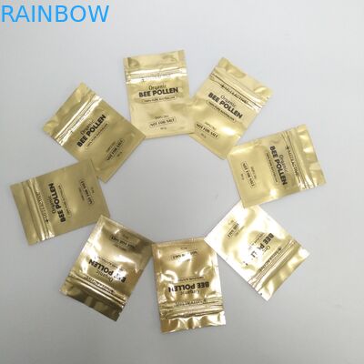 Gravure 100mic CMYK ถุงพลาสติกบรรจุภัณฑ์ SGS VMPET กระเป๋าซิปแบน