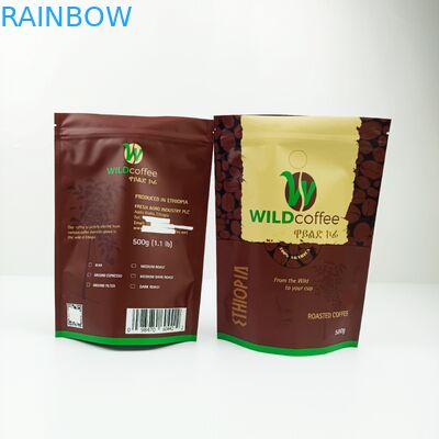 MOPP 200mic SGS CMYK ถุงอลูมิเนียมฟอยล์ vmpet Drip Coffee Filter Bag