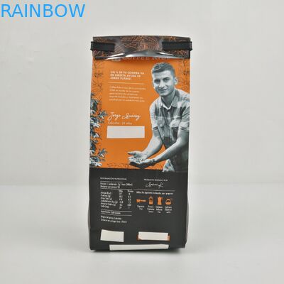 ถุงบรรจุก้นแบน CMYK ขนาด 200 มม. SGS 12C PE Side Gusset Zipper Bag