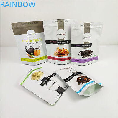 120mic อลูมิเนียมฟอยล์ Mylar กระเป๋า Mopp พลาสติก SGS บรรจุภัณฑ์อาหารที่กินได้