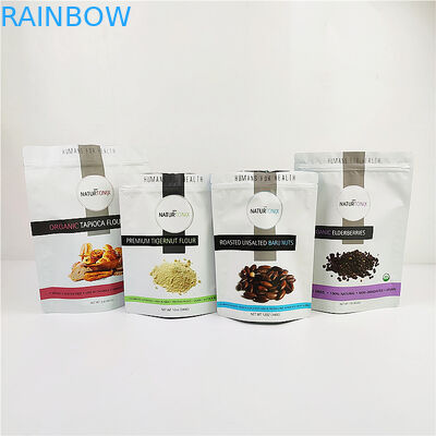 ถุง Ziplock อลูมิเนียมฟอยล์ CMYK ขนาด 200 มม. VMPET THC CBD บรรจุภัณฑ์