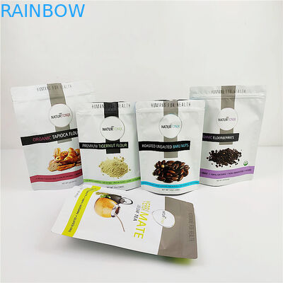 ถุง Ziplock อลูมิเนียมฟอยล์ CMYK ขนาด 200 มม. VMPET THC CBD บรรจุภัณฑ์