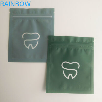 ราคาถูก 3 ด้านปิดผนึกแบนพลาสติก mylar กระเป๋า ziplock กระเป๋าสำหรับบรรจุภัณฑ์ aligner ที่มองไม่เห็น