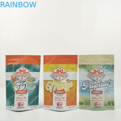 Matte Doypack 0.7c Al Stand Up กระเป๋าซิปที่ย่อยสลายได้สำหรับ Bolsa Snack