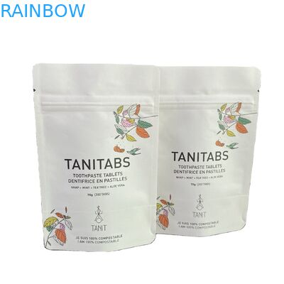 Pa 1.5c 80mic กระดาษคราฟท์ Ziplock ถุง Vmpet ลามิเนตอ่อนนุชบรรจุภัณฑ์ถุง