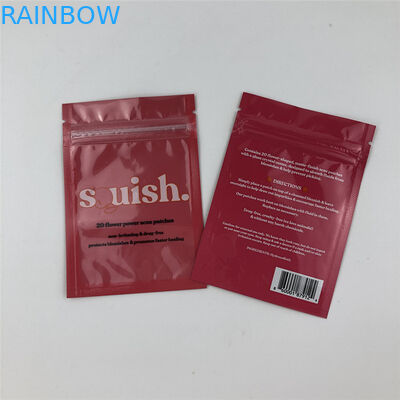 120mic MOPP Gravure Mylar Zipper Bag 0.7c Al พร้อมหน้าต่างด้านหน้าที่ชัดเจน