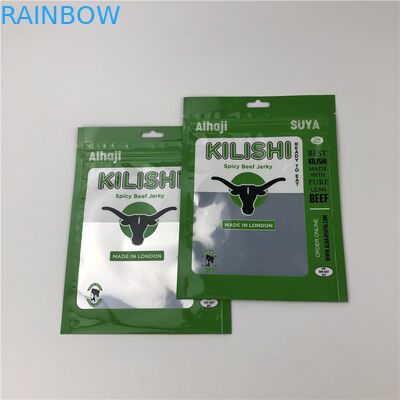 บรรจุภัณฑ์ถุงพลาสติกคราฟท์ SGS CMYK VMPET NY CPP สำหรับเนื้อ Jerky