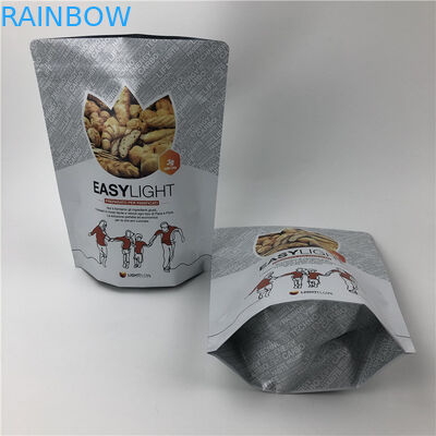 200mic CMYK MOPP มะรุมยืนขึ้นถุง Ziplock 1000g SGS สำหรับโปรตีนผง