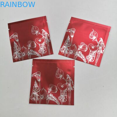 ถุงผ้าฝ้ายเครื่องสำอางขนาดเล็กสามด้านขนาดเล็กบรรจุภัณฑ์แพ็คเก็ตอาหารที่กำหนดเองถุงซิปความร้อนถุงซีล