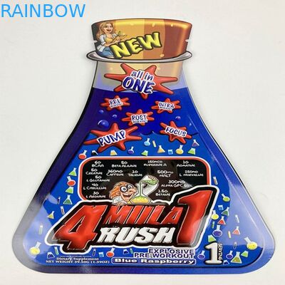 แพ็คพลาสติก Mylar Soft Touch พิมพ์แบบกำหนดเองพิเศษ Delta 8 กระเป๋าใส่เครื่องสำอางครีมแชมพูซองกินได้