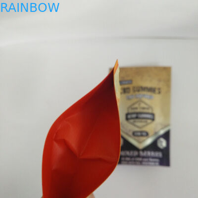 150 มก. THC CBD น้ำตาล Doypack Candies Gummies ถุงบรรจุภัณฑ์ Candies Gummies ถุงบรรจุภัณฑ์