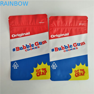 กำหนดเองพิมพ์ฟอยล์เศษไม้น้ำมันกัญชา Mylar Weeds Vape ปากกาแพ็ค Gummies ถุงขนม CBD แคปซูลบรรจุภัณฑ์ Bag