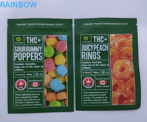 1g 4g 7g 10g อลูมิเนียมฟอยล์ Buddies ถุงบรรจุภัณฑ์ CBD gummies กระเป๋า delta 8 ถุงกันกลิ่นพร้อมซิป