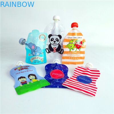 ขายส่งถุงพลาสติกพวยกันน้ำถุง Mylar สำหรับน้ำผลไม้ของเหลวอาหารกระเป๋าบรรจุภัณฑ์แพ็คเก็ตรูปถุง mylar