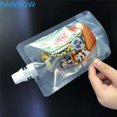 ถุงพลาสติกพวยกันน้ำถุง mylar ขายส่งสำหรับน้ำผลไม้อาหารเด็กนมชาถุงอาหารบรรจุภัณฑ์แพ็คเก็ต