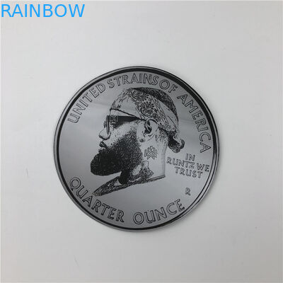 Soft Touch พลาสติก 3.5g แพ็คถุง Mylar Die Cut กระเป๋าไม่สม่ำเสมอพร้อม Ziplock ทรงกลม 7g ถุงคุกกี้