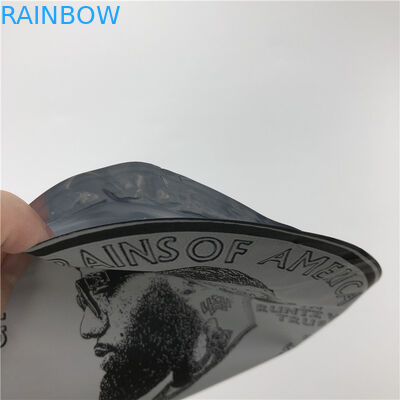 Soft Touch พลาสติก 3.5g แพ็คถุง Mylar Die Cut กระเป๋าไม่สม่ำเสมอพร้อม Ziplock ทรงกลม 7g ถุงคุกกี้