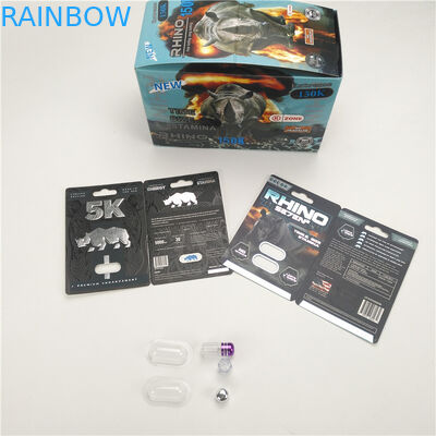 การ์ดแสดงผลยา 200mic เพิ่มประสิทธิภาพชาย RHINO 8 11 25 CMYK