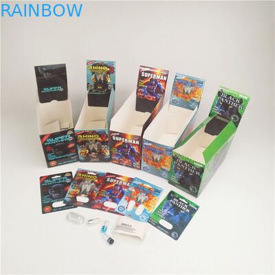 Rhino 7 Platinum 3D Pill กล่องบรรจุบัตร Blister Mamba Pather