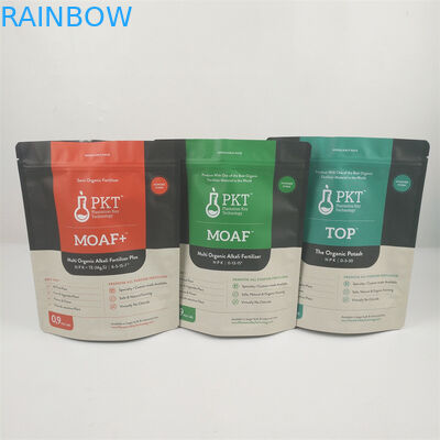 VMPET Doypack ถุงพลาสติกบรรจุภัณฑ์กันกลิ่น Pantone CMYK 120 Microns