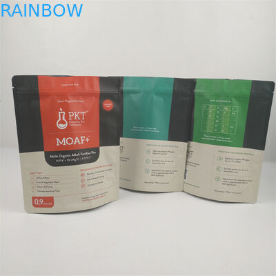 CMYK Pantone Resealable Zipper Pouch กลิ่น Proof รีไซเคิล PVC CPE MOPP