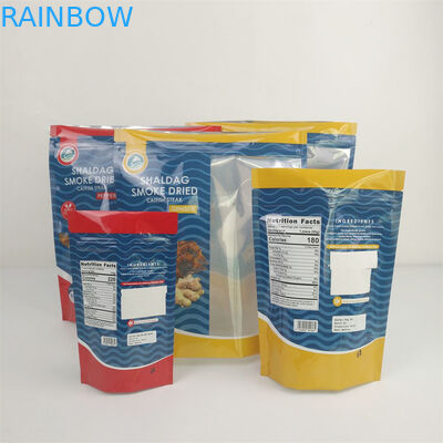 Matt VMPET กระเป๋าซิปกันกลิ่น CMYK Pantone 240 Microns