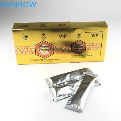 Custom VIP Honey 10g Sachet Black Horse Honey บรรจุภัณฑ์ถุง 12g 15ml 20grams อาหารเสริมเพื่อสุขภาพบรรจุภัณฑ์ Sachet