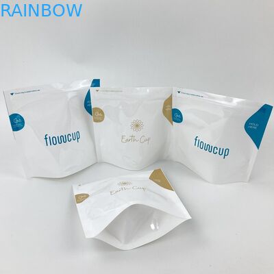 เครื่องนึ่งฆ่าเชื้อด้วยไมโครเวฟ Mylar Snack Bag 150 ไมครอนสำหรับถ้วยประจำเดือน