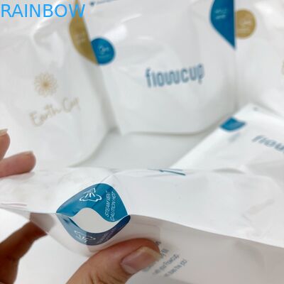 เครื่องนึ่งฆ่าเชื้อด้วยไมโครเวฟ Mylar Snack Bag 150 ไมครอนสำหรับถ้วยประจำเดือน