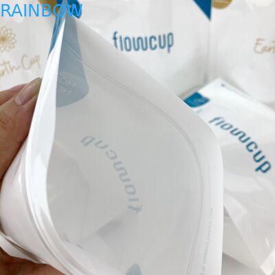 เครื่องนึ่งฆ่าเชื้อด้วยไมโครเวฟ Mylar Snack Bag 150 ไมครอนสำหรับถ้วยประจำเดือน