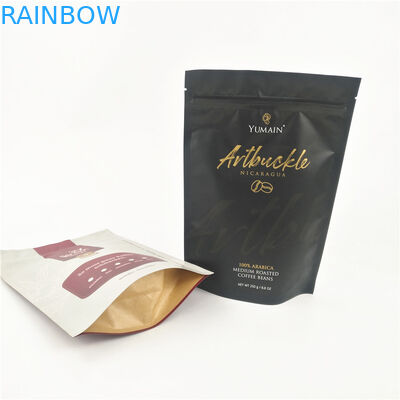 CMYK MOPP ถุงซิปปิดผนึกความชื้นกระดาษคราฟท์ OPP AL