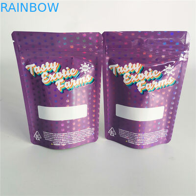 บรรจุภัณฑ์ธูปสมุนไพรกันกลิ่นเด็ก PET CBD Weed VMPET Herbal Weed Bag