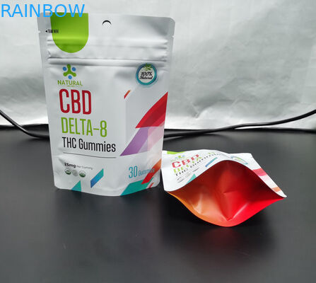 บรรจุภัณฑ์ธูปสมุนไพรกันกลิ่นเด็ก PET CBD Weed VMPET Herbal Weed Bag