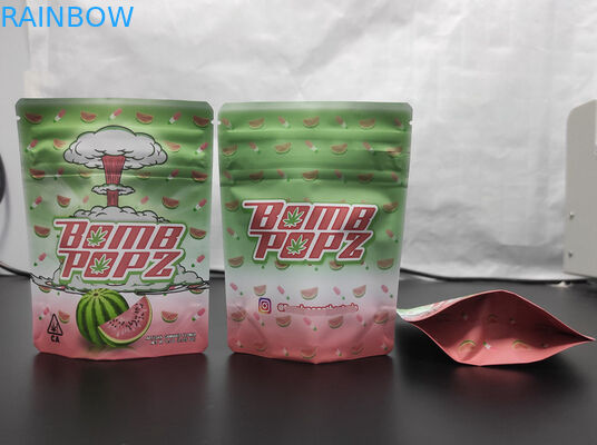 บรรจุภัณฑ์ธูปสมุนไพรกันกลิ่นเด็ก PET CBD Weed VMPET Herbal Weed Bag