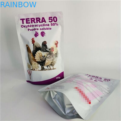 240mic Pantone Pet Food Pouch MOPP VMPET Mylar ฟีดถุงบรรจุ