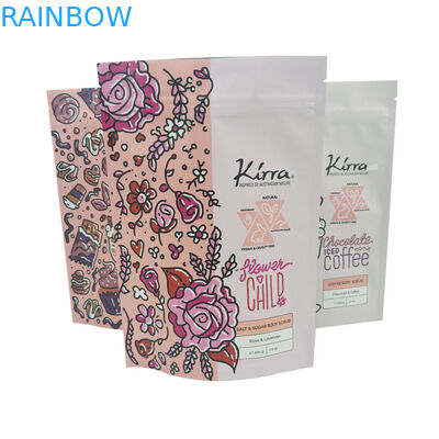 10C CMYK ถุงบรรจุภัณฑ์เครื่องสำอาง MOPP VMPET Mocha Chocolate Body Scrub