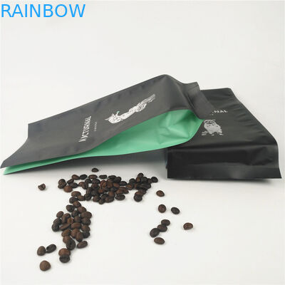 CMYK OPP ถุงอลูมิเนียมฟอยล์ขนมขบเคี้ยวถั่วกาแฟ MOPP PE Pa 1.5c