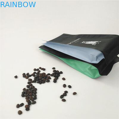 CMYK OPP ถุงอลูมิเนียมฟอยล์ขนมขบเคี้ยวถั่วกาแฟ MOPP PE Pa 1.5c