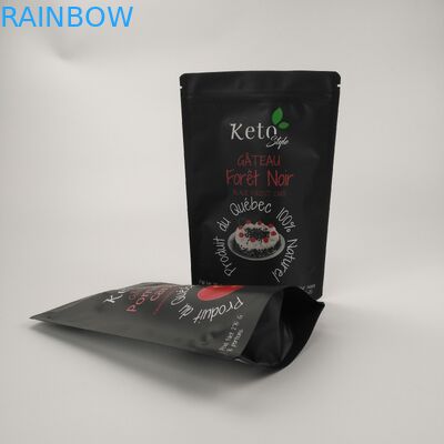 CMYK VMPET กระเป๋าซิปพลาสติกปิดผนึกด้วยตนเอง 110 ไมครอน AL CPP กระเป๋า Mylar กินได้