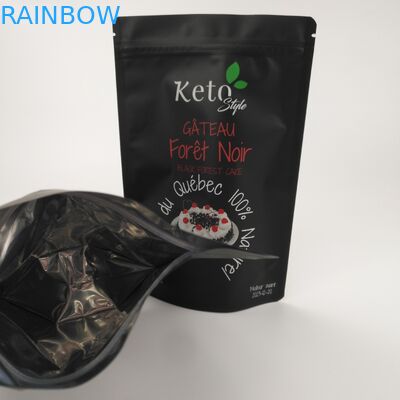 CMYK VMPET กระเป๋าซิปพลาสติกปิดผนึกด้วยตนเอง 110 ไมครอน AL CPP กระเป๋า Mylar กินได้