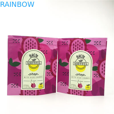 VMPET CMYK พลาสติก Stand Up Pouch MOPP พร้อม Ziplock Juicy Fruit Gummy Chips