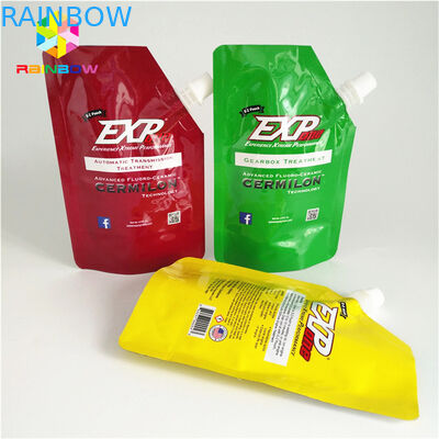 ถุงพลาสติกก้นแบนขนาด 110 มม. 1.5C Gravnre พิมพ์ลามิเนตถุงพลาสติก