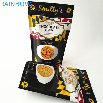 Snake Doypack Food Stand Up Pouches ถุงซิปพลาสติก CMYK MOPP 12C