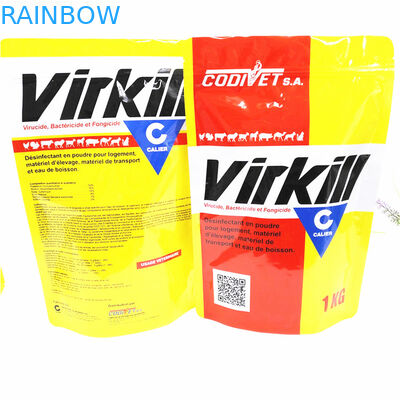 CMYK MOPP ถุงกันกลิ่นพลาสติก Popcorn Stand Up 110mic