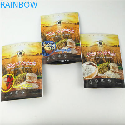 กระเป๋า CMYK สี Mylar Ziplock แบบผนึก 200mic Stand Up Zipper Pouch