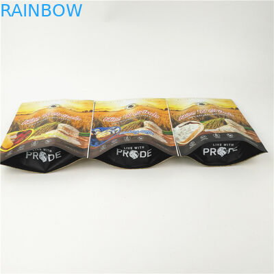 กระเป๋า CMYK สี Mylar Ziplock แบบผนึก 200mic Stand Up Zipper Pouch