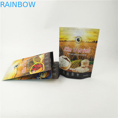 กระเป๋า CMYK สี Mylar Ziplock แบบผนึก 200mic Stand Up Zipper Pouch